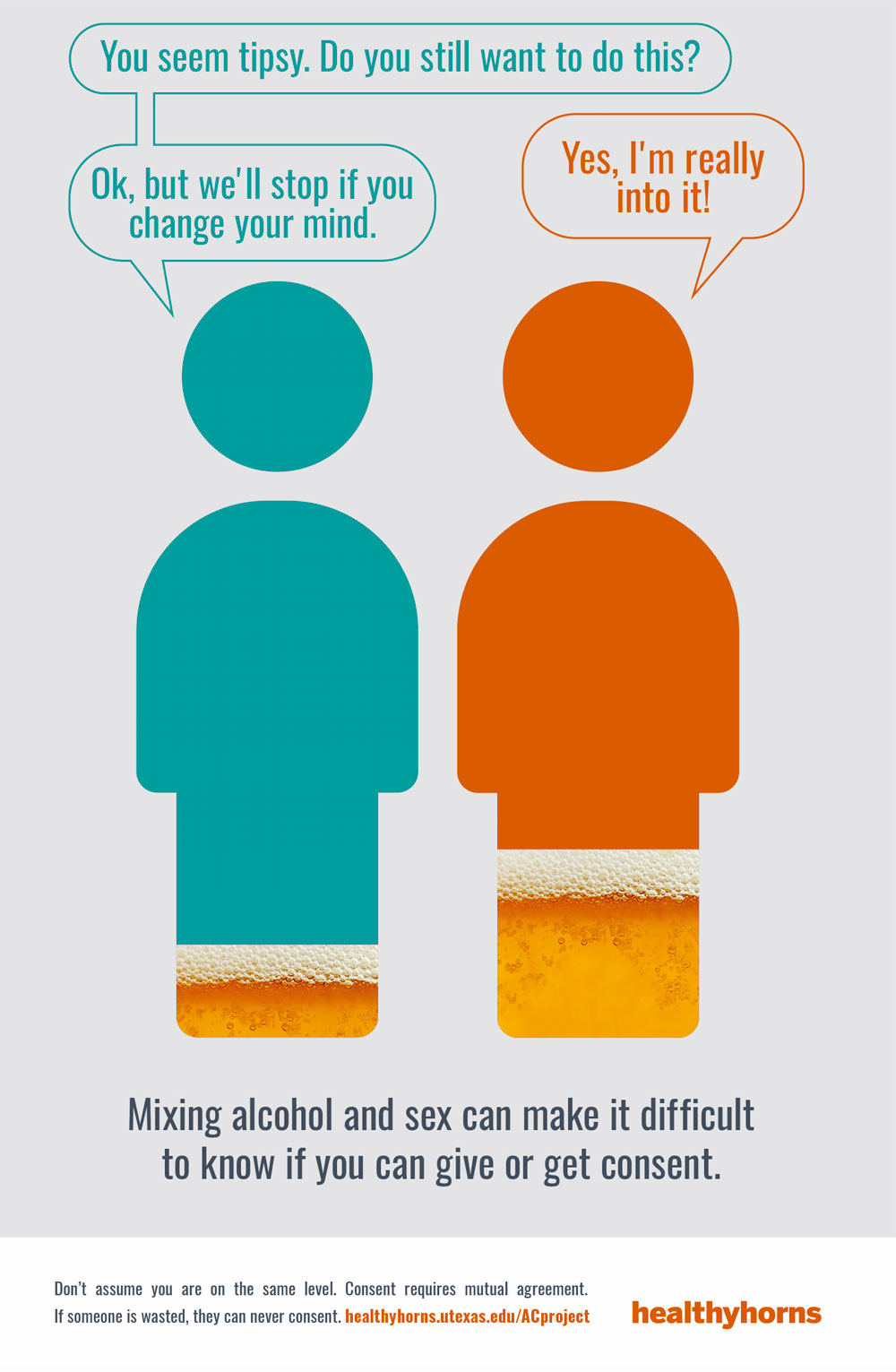 mixing alcohol and sex can make it difficult to know if you can give or get consent