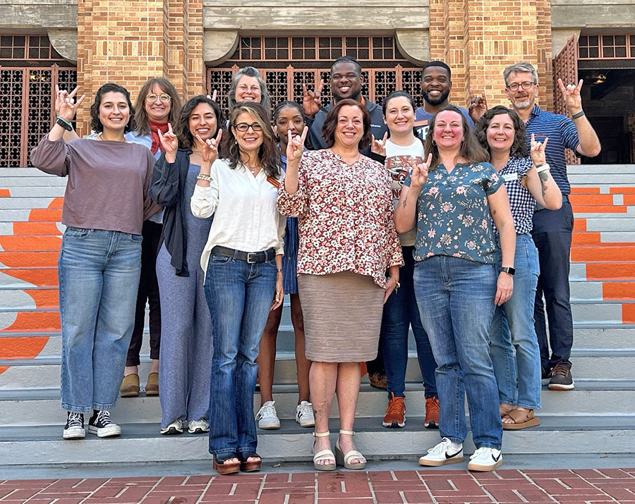 Staff from UT Austin