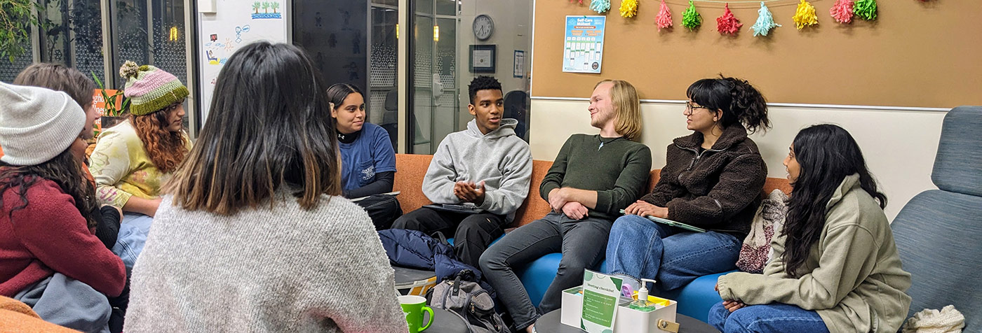 students in a SHARE community group